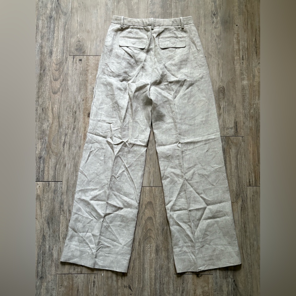 J. Crew Cream Wide Leg Pants - Picture 4 of 13